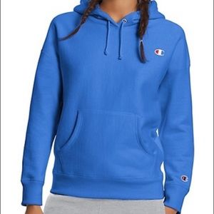 champion royal blue hoodie